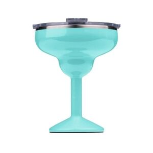 Aqua Margarita Glass Stainless Tumbler